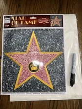 Windy City Novelties 12 Pack Personalize Your Own Hollywood Stars of Fame Dec...