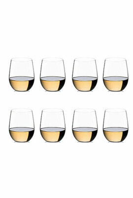 RIEDEL O WINE TUMBLER VIOGNIER/CHARDONNAY 8 Glasses NEW