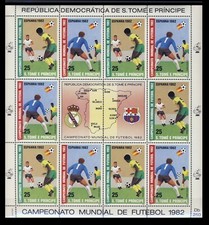 St Tomas And Prince Islands 03  Sc#650 ($9.00)   1982  Soccer   MNH