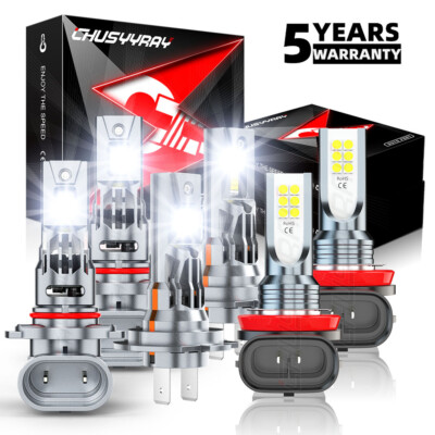 For Suzuki Grand Vitara 2006-2013 LED Headlight High Low Fog Light Bulbs