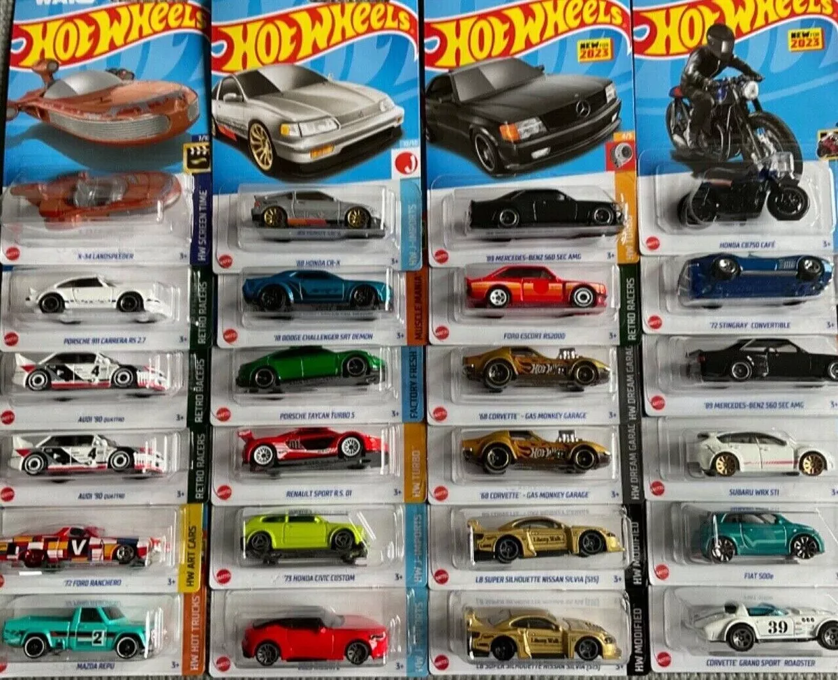 2023 Hot Wheels Complete Set from Mainlines, Super Treasure Hunt