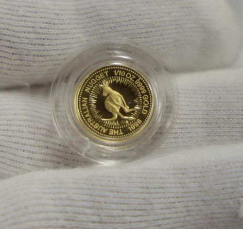 1998 Australia Kangaroo 1/10th Gold Eagle $15 Gem Unc