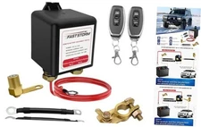 Car Remote Battery Disconnect Switch 12V, 250A Top 250A Remote Top Post Switch