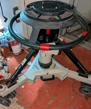 UNTESTED* Vinten Osprey Pedestal Professional Tripod With Dolly 3323-121 - 