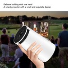 Projector With WiFi And Bluetooth Outdoor Portable Movie Projector 1080P Aut HG5