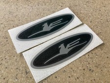Johnson Vintage Oval Outboard Motor Emblem 2-Pak FREE SHIP + FREE Fish Decal!