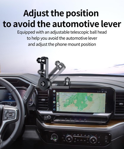 Wireless Charging car Phone Holder for Chevrolet Silverado HD 2022-2025 Acces... - Picture 7 of 9