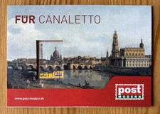 Privatpost Post Modern Ersttagskarte Canaletto Dresden ESST gestempelt #8625