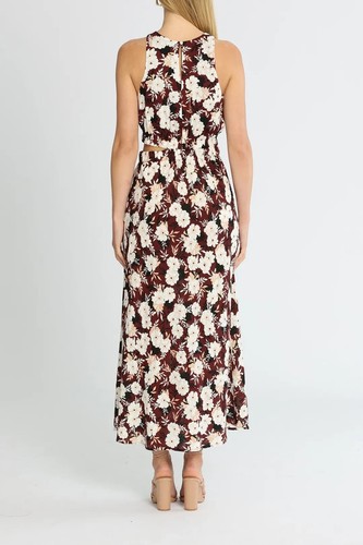 MINK PINK Maya Midi Dress Wedding High Tea Size 12 AU - Picture 3 of 3