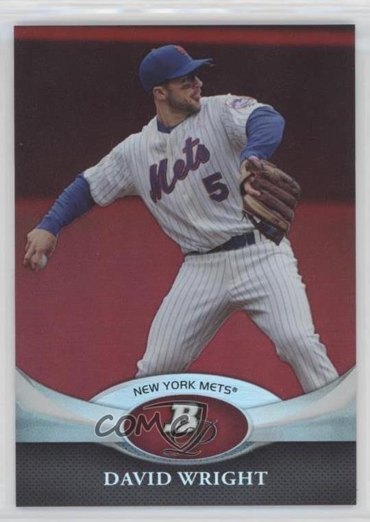 2011 Bowman Platinum Red David Wright #62 4m3