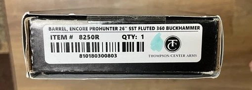 THOMPSON CENTER ENCORE & PRO HUNTER 360 BUCKHAMMER SS THREADED 26" BARREL 8250R - product detail image 3