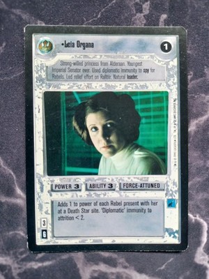 Leia Organa Decipher Star Wars CCG Premiere BB