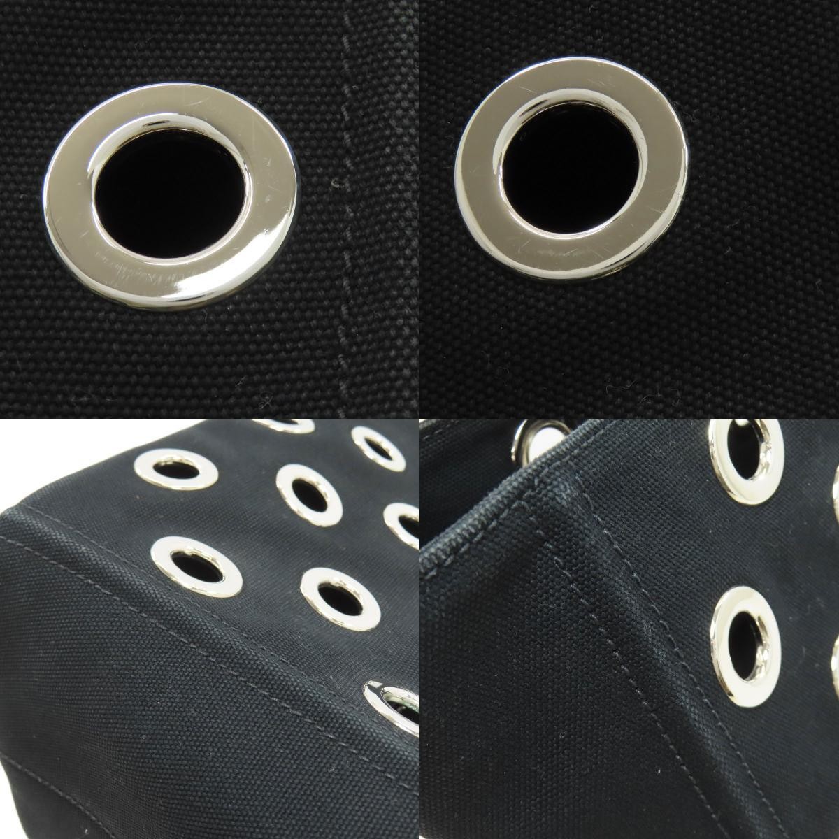 Prada Canapa Mini Tote Bag Shoulder Bag 2WAY B2439G Pink Canvas Ladies PRADA Use thumbnail 7