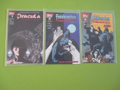 THE Dracula  1,2,3  komplett Topps Comics