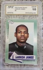 LEBRON JAMES 2002 Rookie Review Basketball Card St Mary High School Mint 10