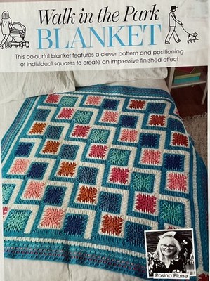 Häkelanleitung Granny Square Motiv Design Überwurf - Decke 