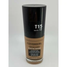 COVERGIRL Trublend Matte Made Foundation Shade #T15 (Tan 15) Golden Honey NEW