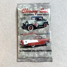 Chevy Set Serie 1 (1992) Trading Cards Booster Chevrolet Auto 1912-1993 Oldtimer