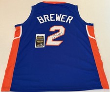 Corey Brewer Florida Gators signed Custom jersey autographed JSA COA