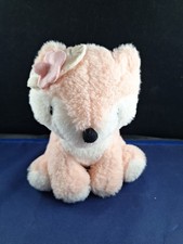 Rare Lambs Ivy FOX w/ Flower Stuffed Animal Plush 2FB