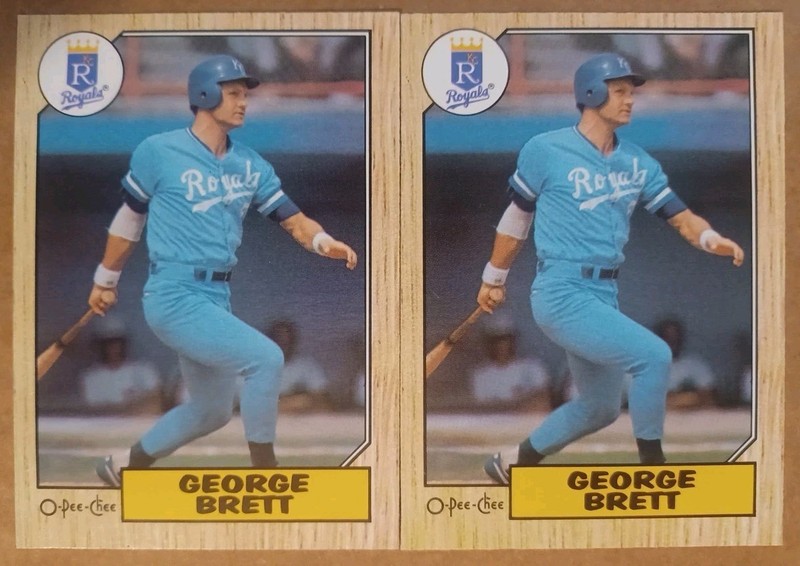 1987 O-PEE-CHEE #126 KANSAS CITY ROYALS GEORGE BRETT HOF [2] NM/MT 06830