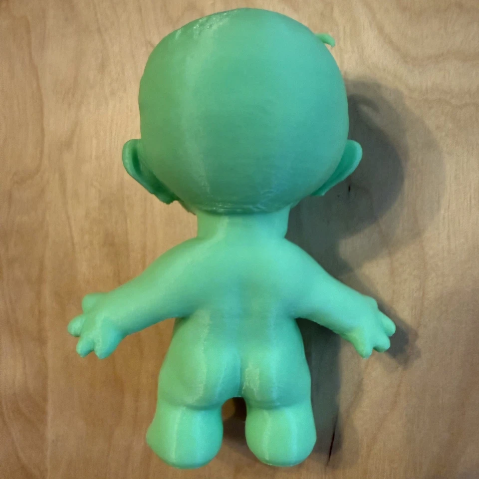 Juguete artístico troll de 4 pulgadas impreso en 3D Alfred E Neuman - Mad Magazine - ¿Qué me preocupa? Foto 2 de 4