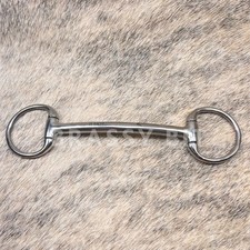 5.75" Horze Curved Mullen Eggbutt Snaffle Bit