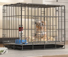 Dog Crate Dog Cage Medium Dog Kennel Animal Pet Crate Pet Cage Bold 24 inches