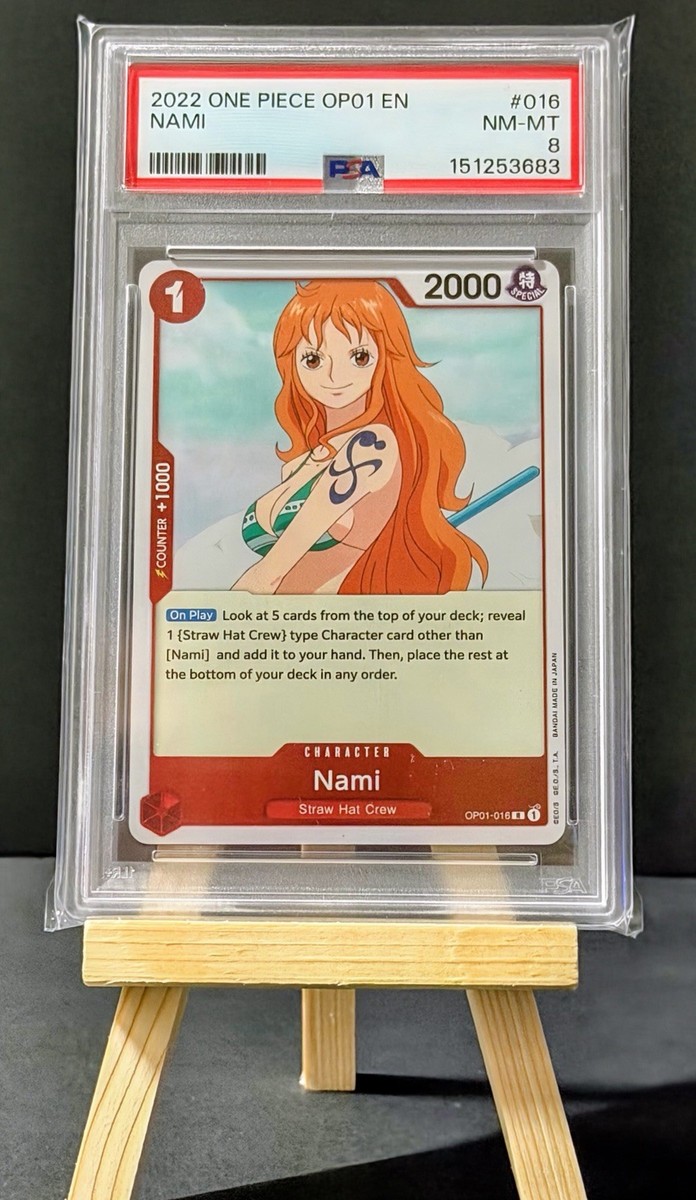 PSA 8 NM-MT – 2022 One Piece Romance Dawn OP01 Nami #016 | eBay