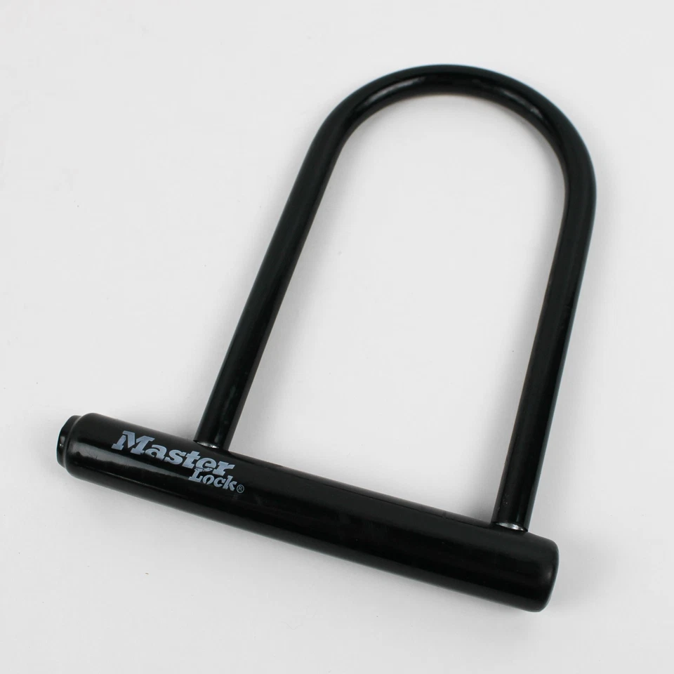 Master Lock Heavy Duty Outdoor Bicycle Keyed U-lock Black W/ 1 Key 8" - Image 3 of 4