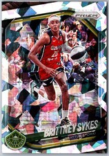 2025 Panini Prizm WNBA #121 Brittney Sykes Ice Prizms