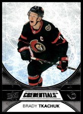 Brady Tkachuk 2021-22 Upper Deck Credentials #46 Ottawa Senators