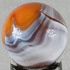 Vintage Vitro Exotic Conqueror Marble .63 Inches Near-Mint Condition