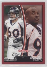 2007 Topps Total Red John Engelberger Elvis Dumervil #388 0r5