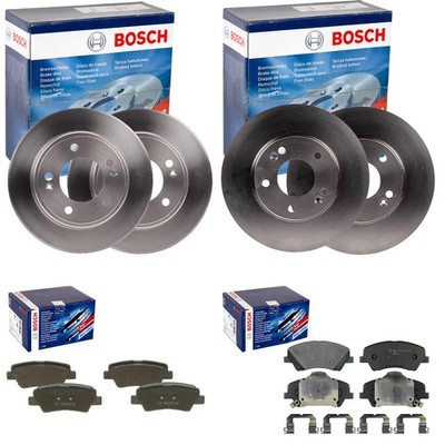 BOSCH BREMSSCHEIBEN + BELÄGE VORNE+HINTEN passend für HYUNDAI i30 GD Limo Kombi