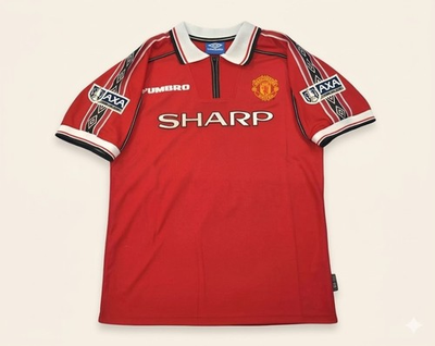 #ad Manchester United 1998 99 Home Beckham #7 Classic Soccer Jersey $49.99