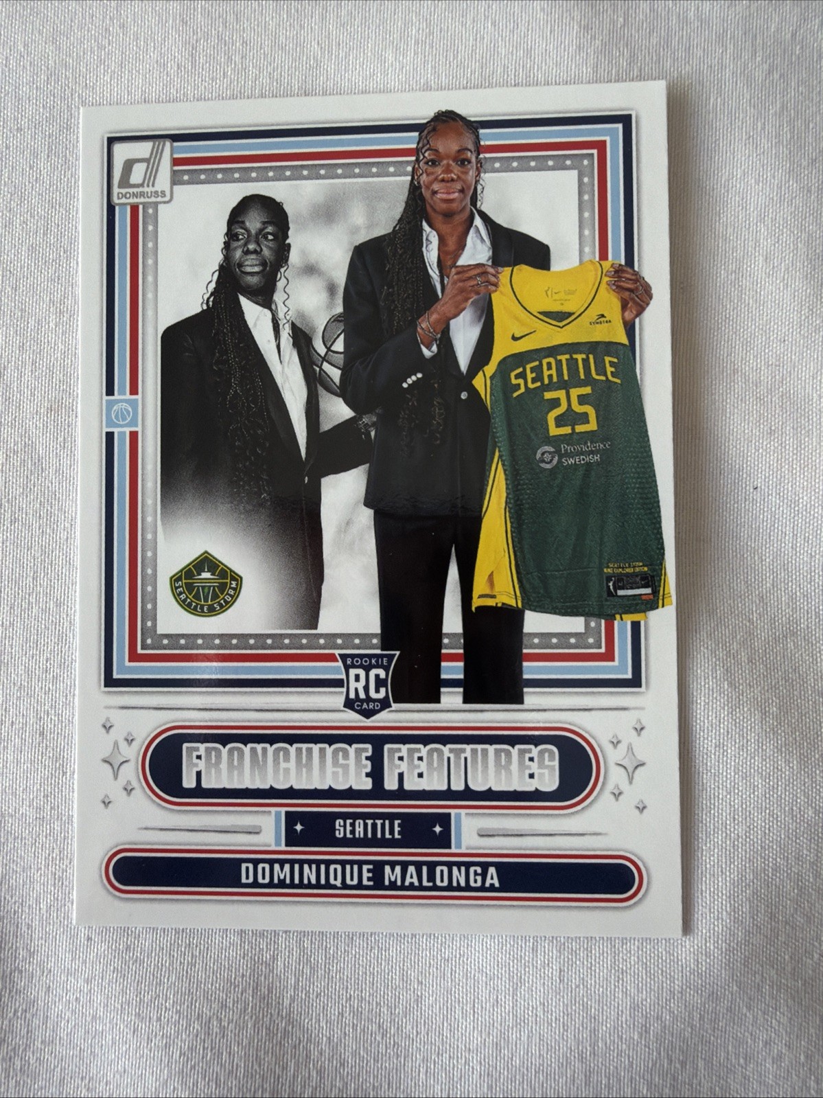 2025 Panini Donruss WNBA Franchise Favorites #19 Dominique Malonga Rookie Card