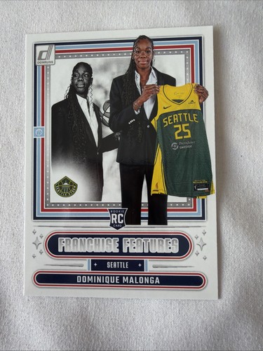 2025 Panini Donruss WNBA Franchise Favorites #19 Dominique Malonga Rookie Card