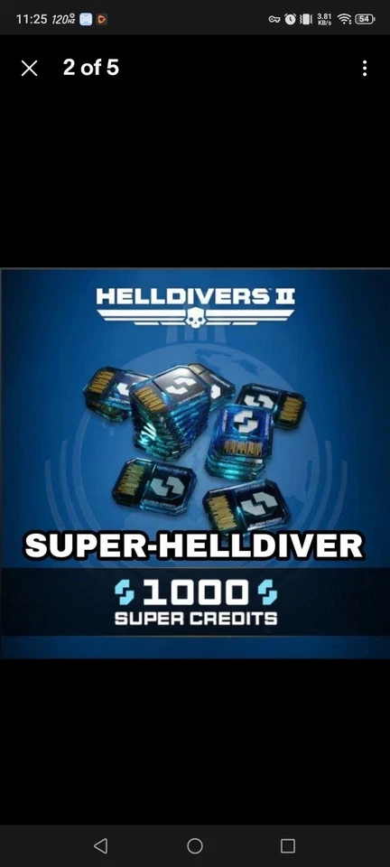 HELLDIVERS 2 — 1000 суперкредитов + 250 медалей + 300 образцов - Изображение 2 из 3