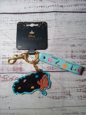 Loungefly Disney Moana Multi-Charm Acrylic Strap Keychain Disney Princess 