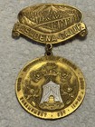 Antique 1927 Odd Fellows 73rd Annual IOOF Session Encamp. Medal Pin Pasadena CA — photo 2