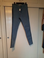 Women's Two Toned Jeggings 12 Long Skinny Fit