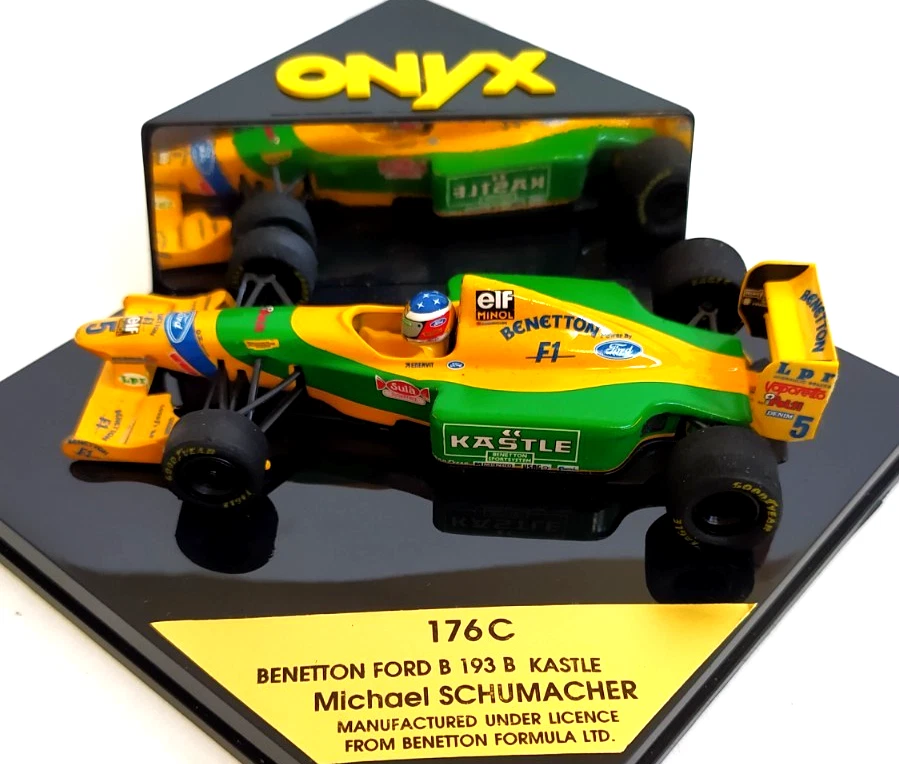 ONIX  1:43 AUTO F1  BENETTON FORD B 193 B  KASTLE #5 MICHAEL SCHUMACHER    176C - Immagine 2 di 2