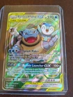 Blastoise & Piplup GX (Alternate Full Art) 215/236 Sm-Cosmic Eclipse Holo