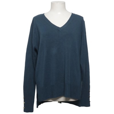 Primark, Pullover, Größe: 42/44, Blau, Acryl, Einfarbig, Feinstrick, Damen #oCm