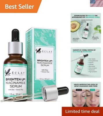 12% Niacinamide Serum with Zinc & Hyaluronic Acid - Hydrating & Brightening Glow