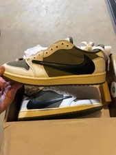 Size 10 - Travis Scott x Air Jordan 1 Low- Medium Olive