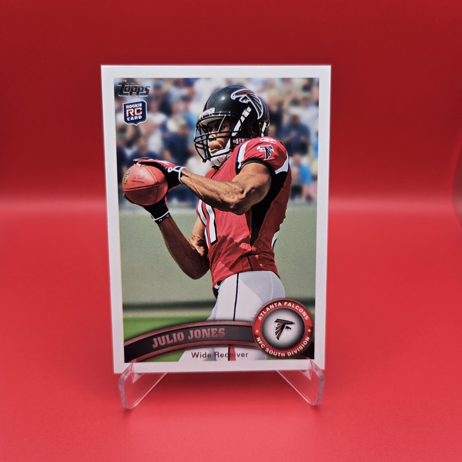 JULIO JONES 2011 TOPPS #350 ROOKIE FOOTBALL RC FALCONS