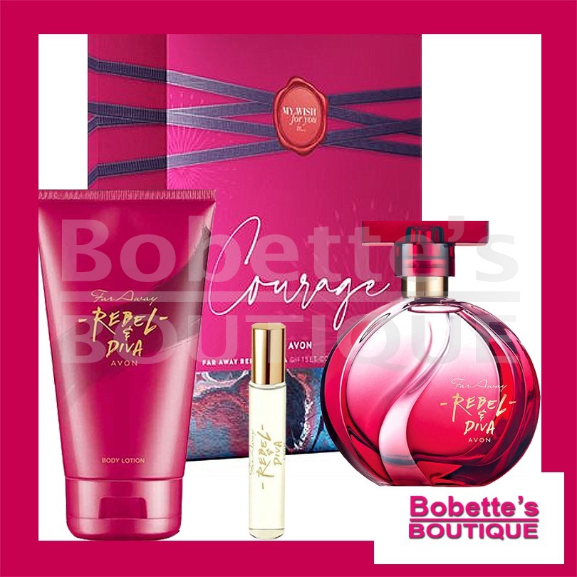 Far Away Rebel & Diva coffret cadeau parfait pour elle avec 3 soins parfumés