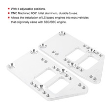 ? LS Engine Mounts Billet Aluminum Swap Kit Conversion For Chevelle Camaro
